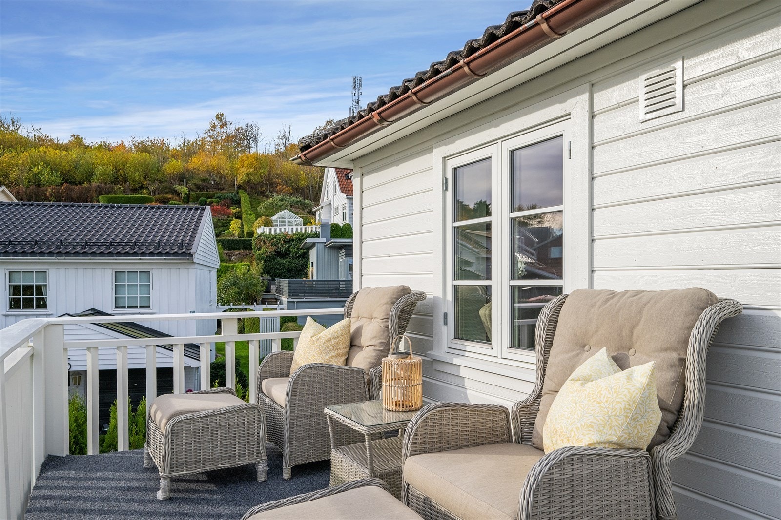 Her kan man sitte og nyte sola. Galleribilde