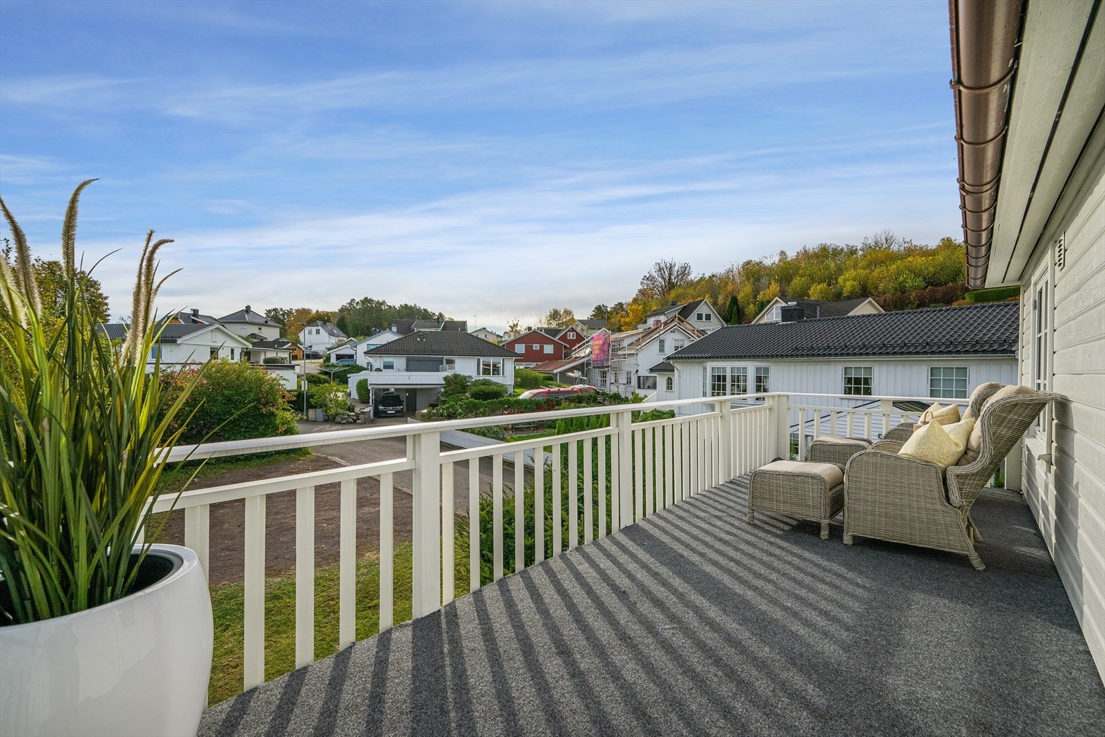 Fin takterrasse. Galleribilde