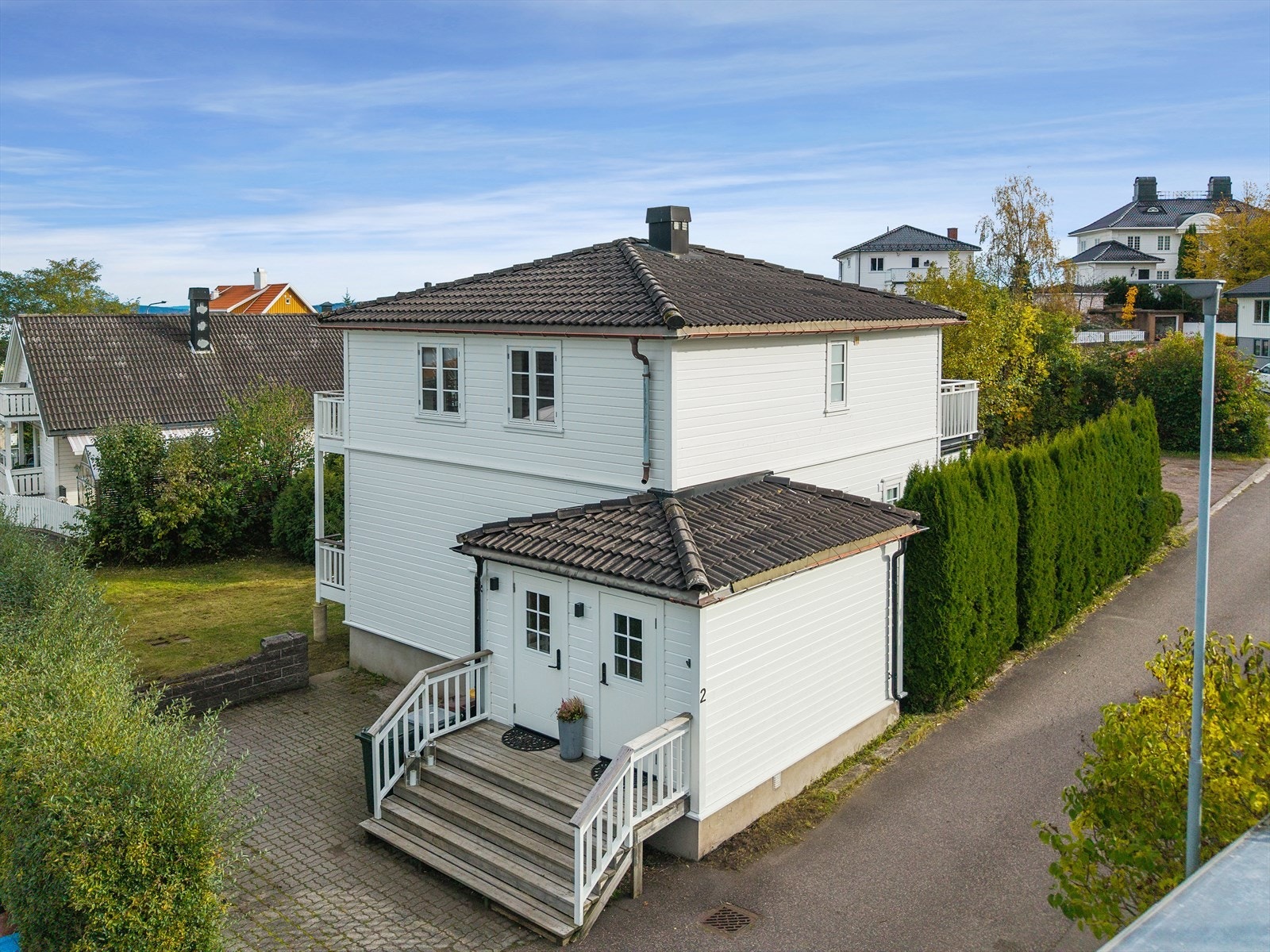 Bygget sett fra Stenersens vei. Galleribilde