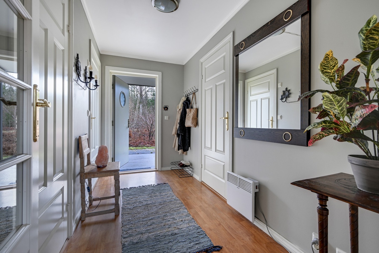 Her er det hyggelig å ønske gjester velkommen. Galleribilde