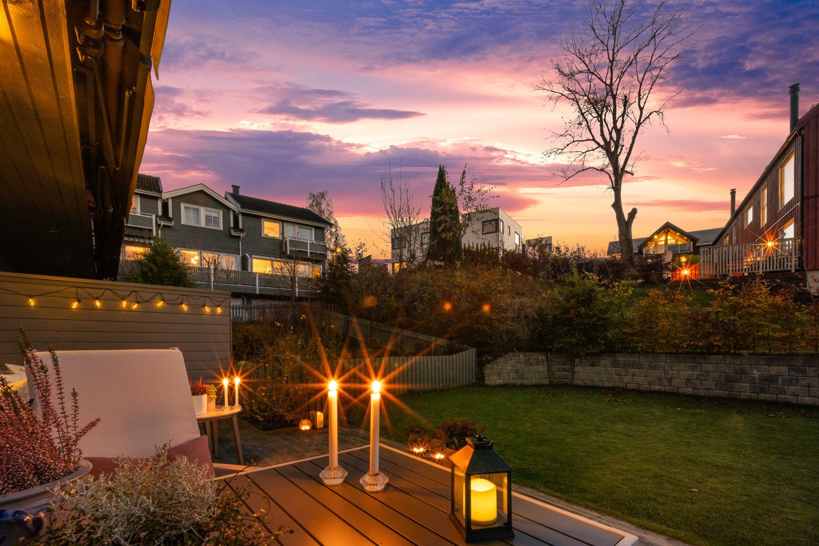 Her kan du nyte ettermiddags- og kveldssol om sommeren Galleribilde