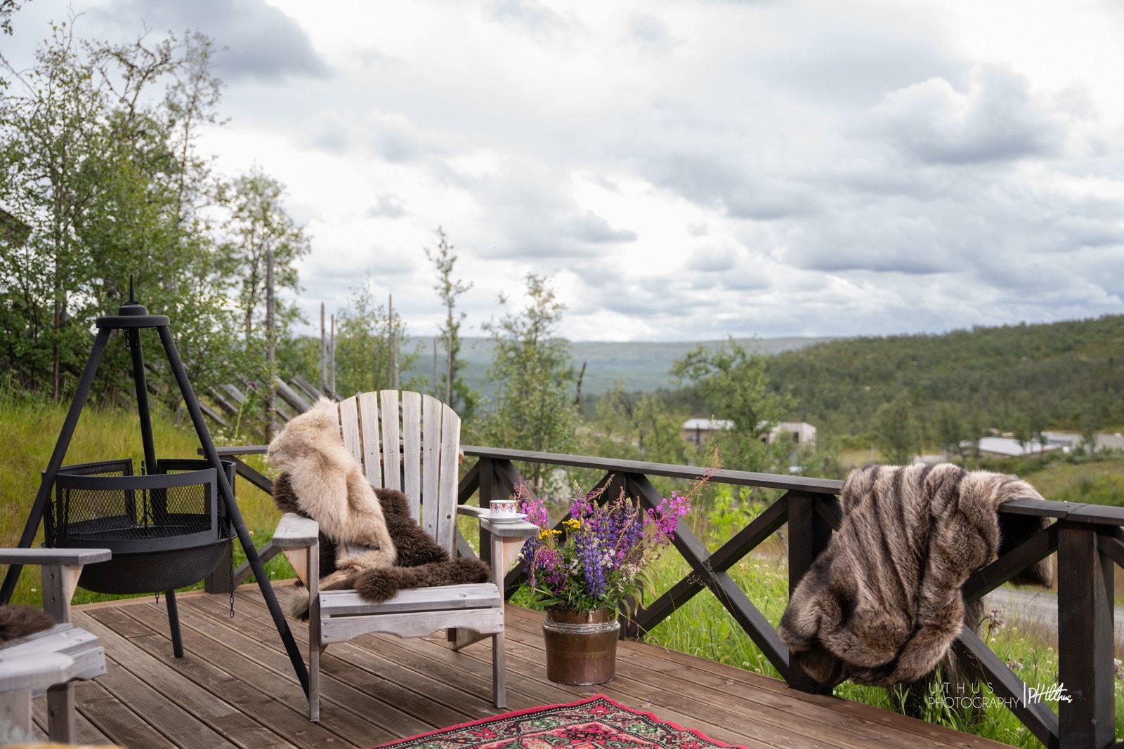 Fantastisk utsikt over det vakre fjellandskapet Galleribilde