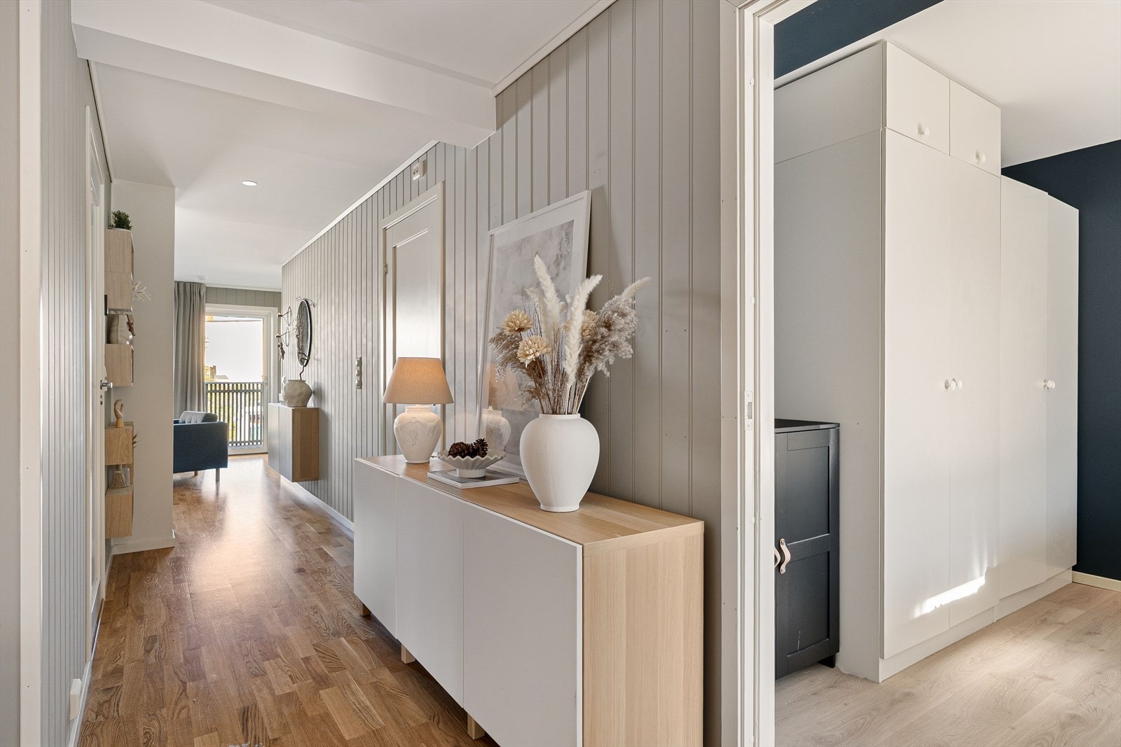 Leiligheten har også balansert ventilasjon, med avtrekk fra kjøkken og bad. Galleribilde