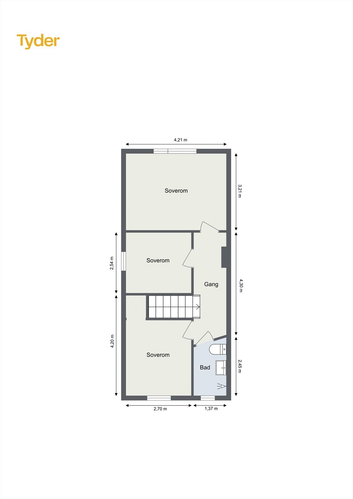 Planløsning 2. Etasje Galleribilde