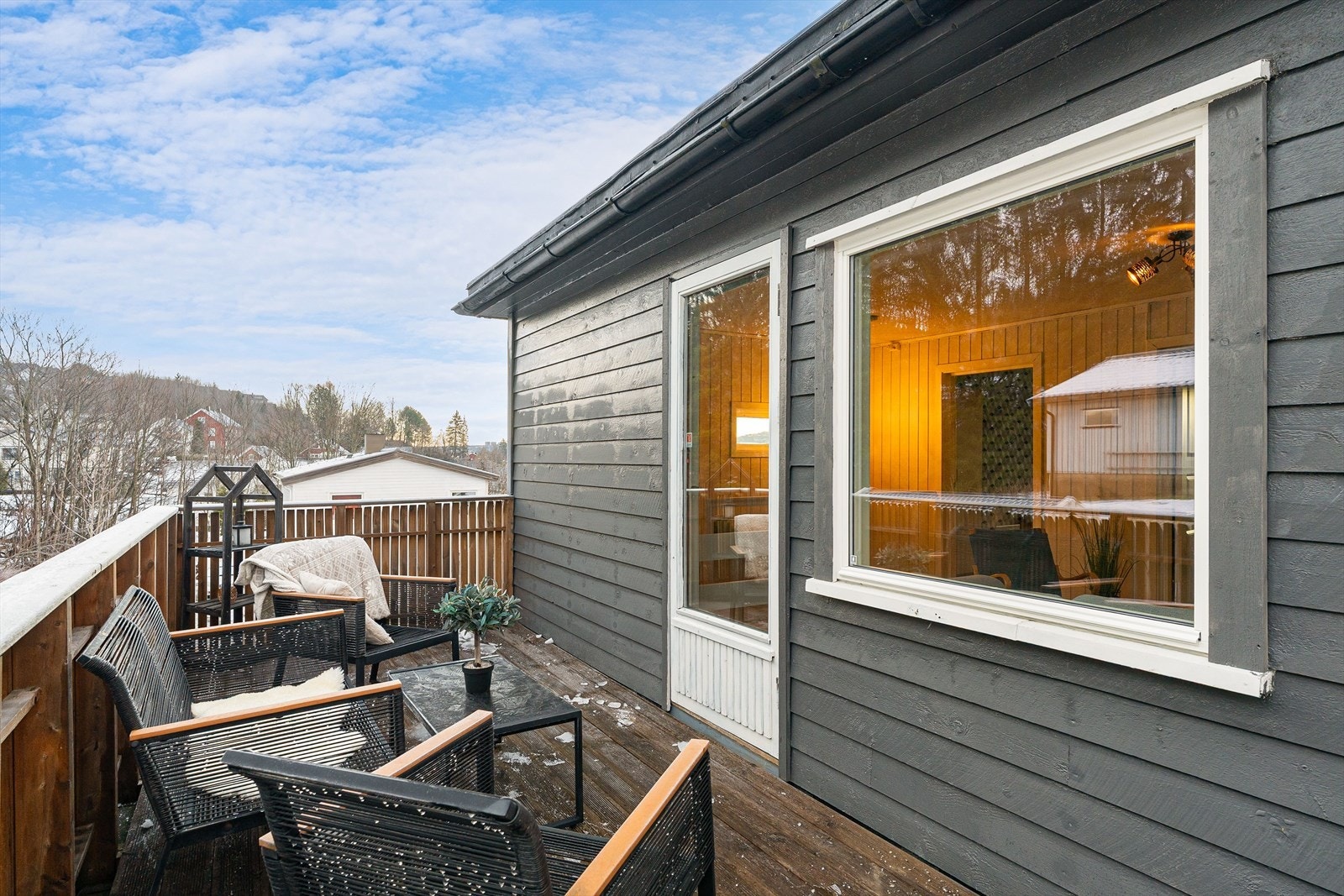 Her sitter man usjenert med gode solforhold ettermiddag- og kveldstid. Galleribilde