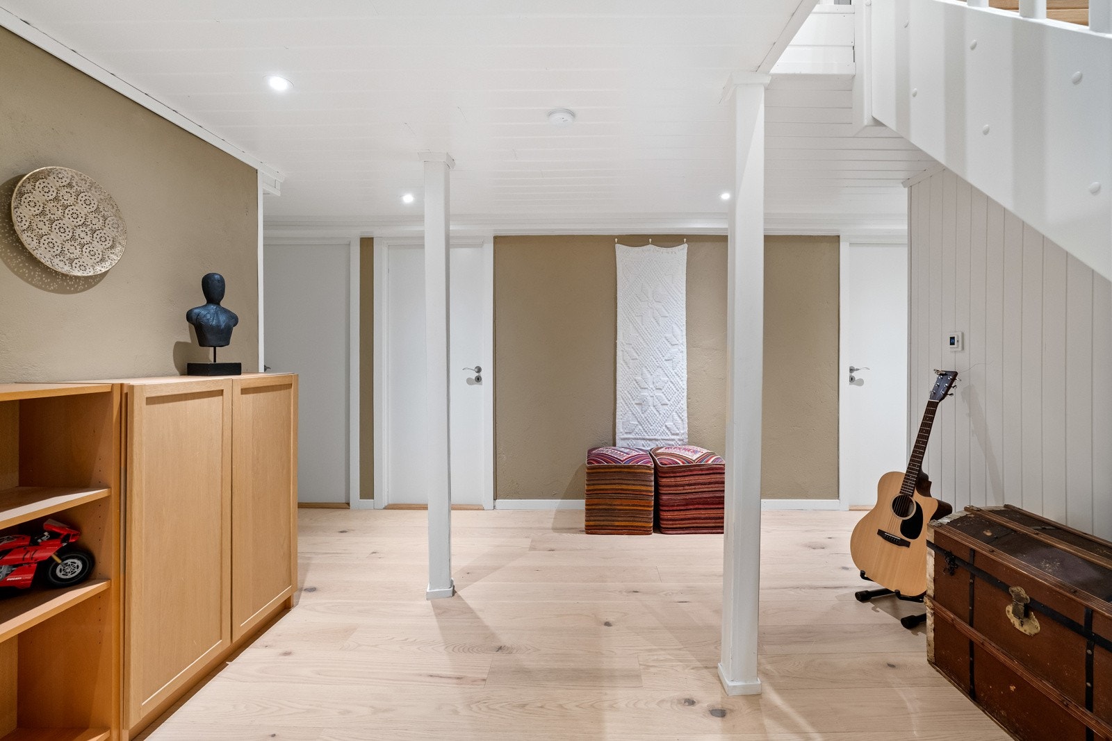 Allsidig areal med god bredde og oversikt, som gir fleksible bruksmuligheter for hele familien. Galleribilde