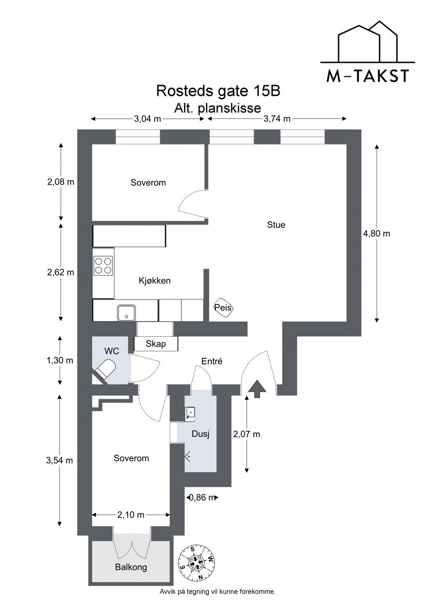 Alternativ planløsning Galleribilde