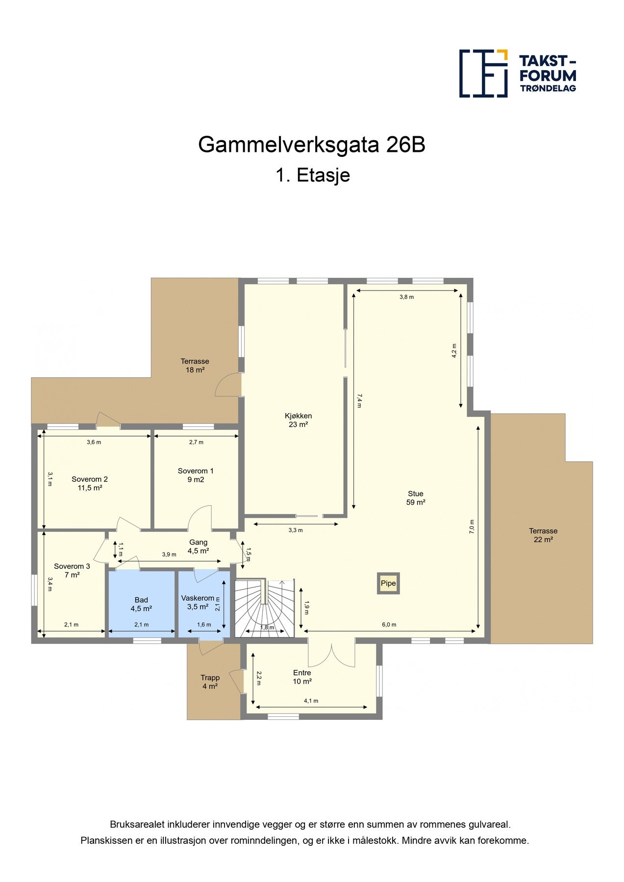 Plantegning. Galleribilde