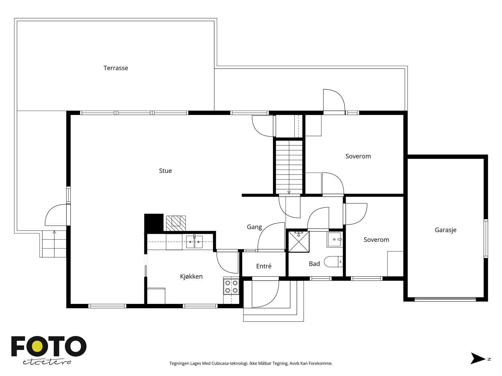 1. etasje. Veiledende planskisse - ikke målbar Galleribilde