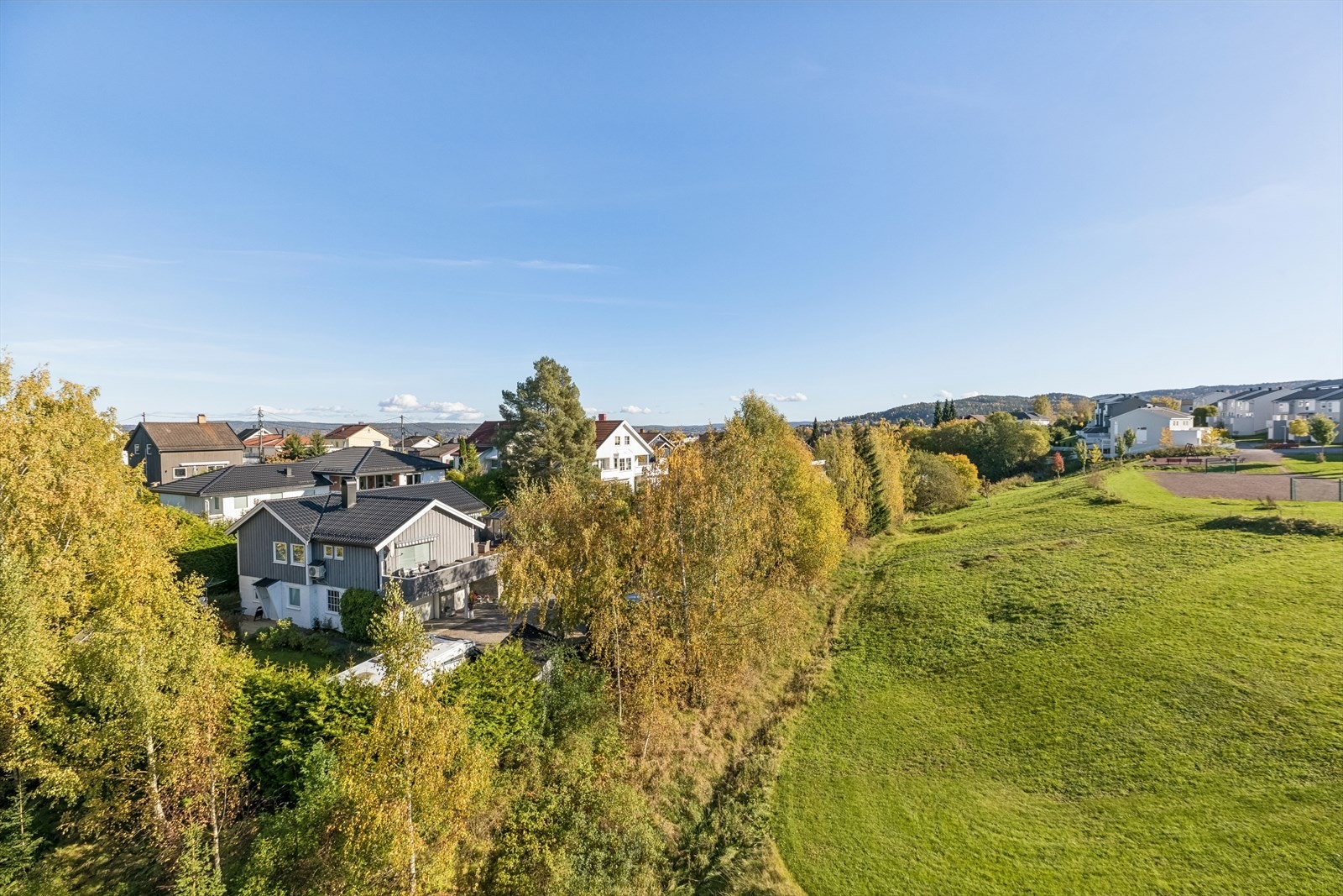 Flott utsikt fra balkong. Galleribilde