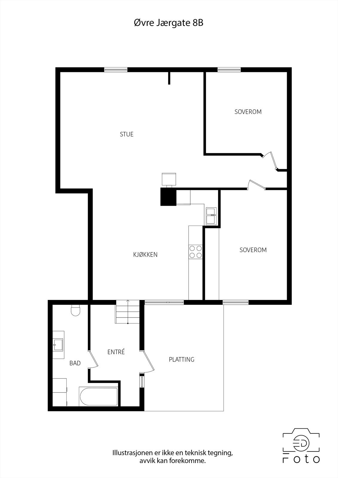 Plantegning Galleribilde