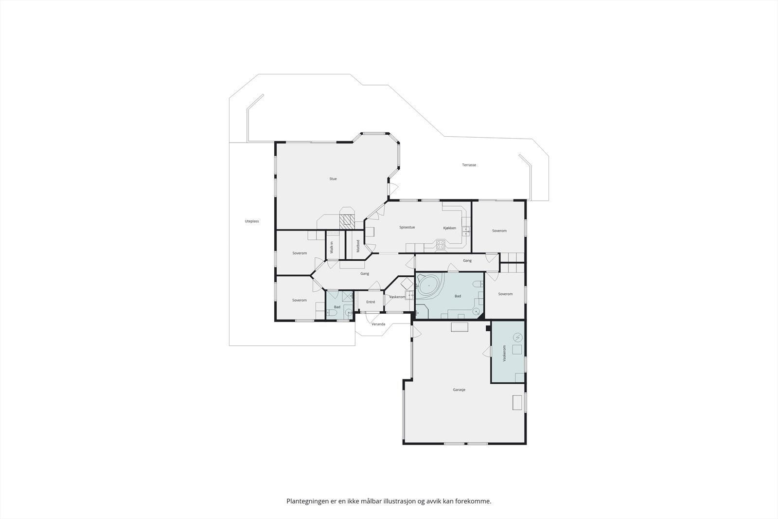 Plantegning Galleribilde