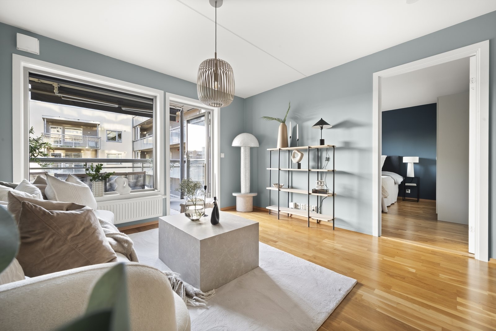 Fra stuen er det direkte tilgang til soverommet. Galleribilde