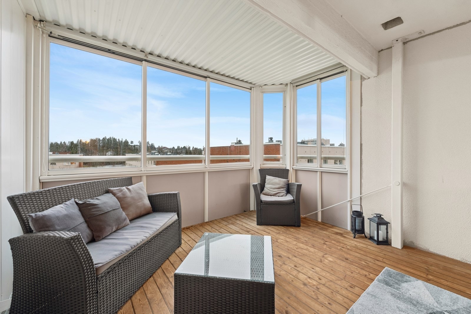 Herfra kan du nyte gode solforhold og fin intern utsikt. Galleribilde