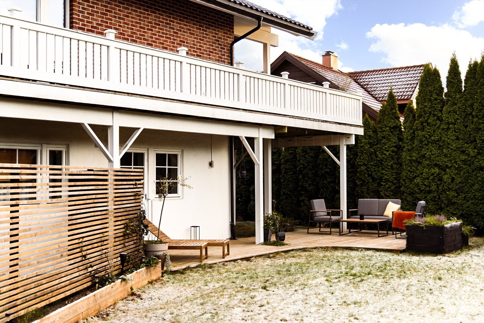 Ny platting på nesten 30 kvm. tilknyttet hoveddelen ble anlagt i 2025. Galleribilde