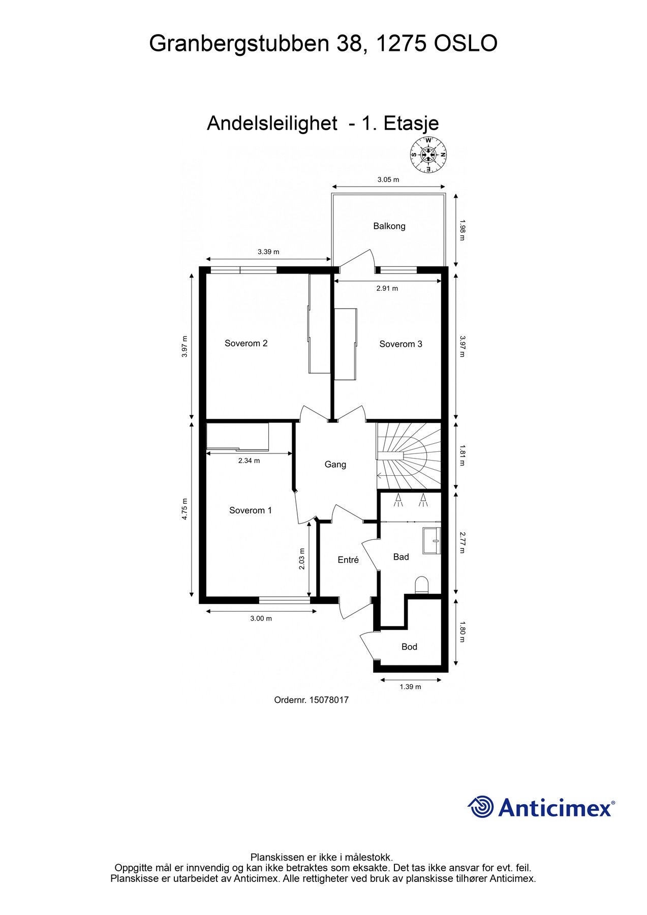 Plantegning - 1. etasje Galleribilde