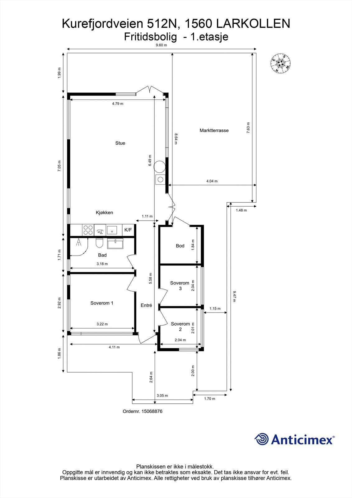 Planskissen er veiledende. Galleribilde