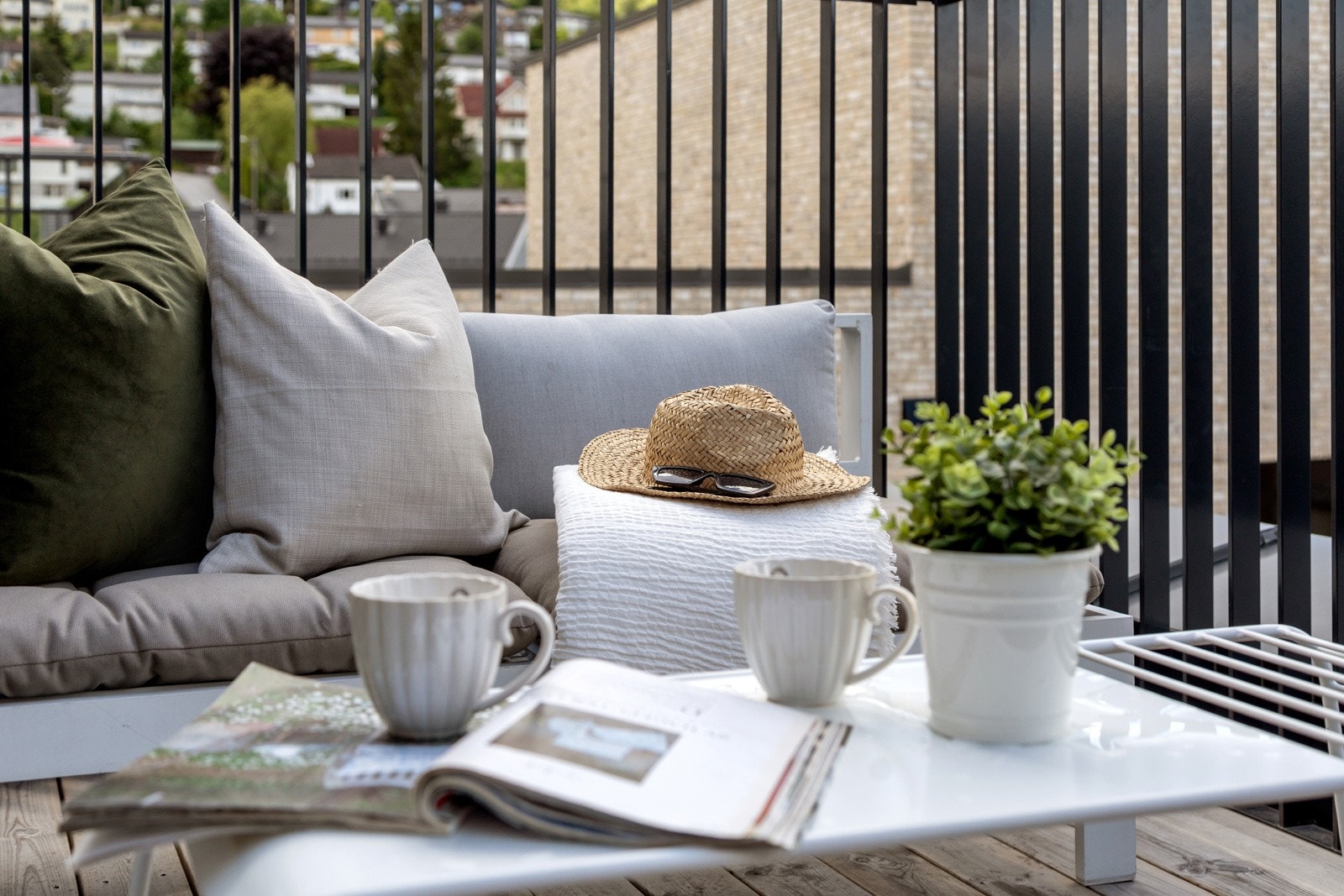 Detaljfoto takterrasse Galleribilde