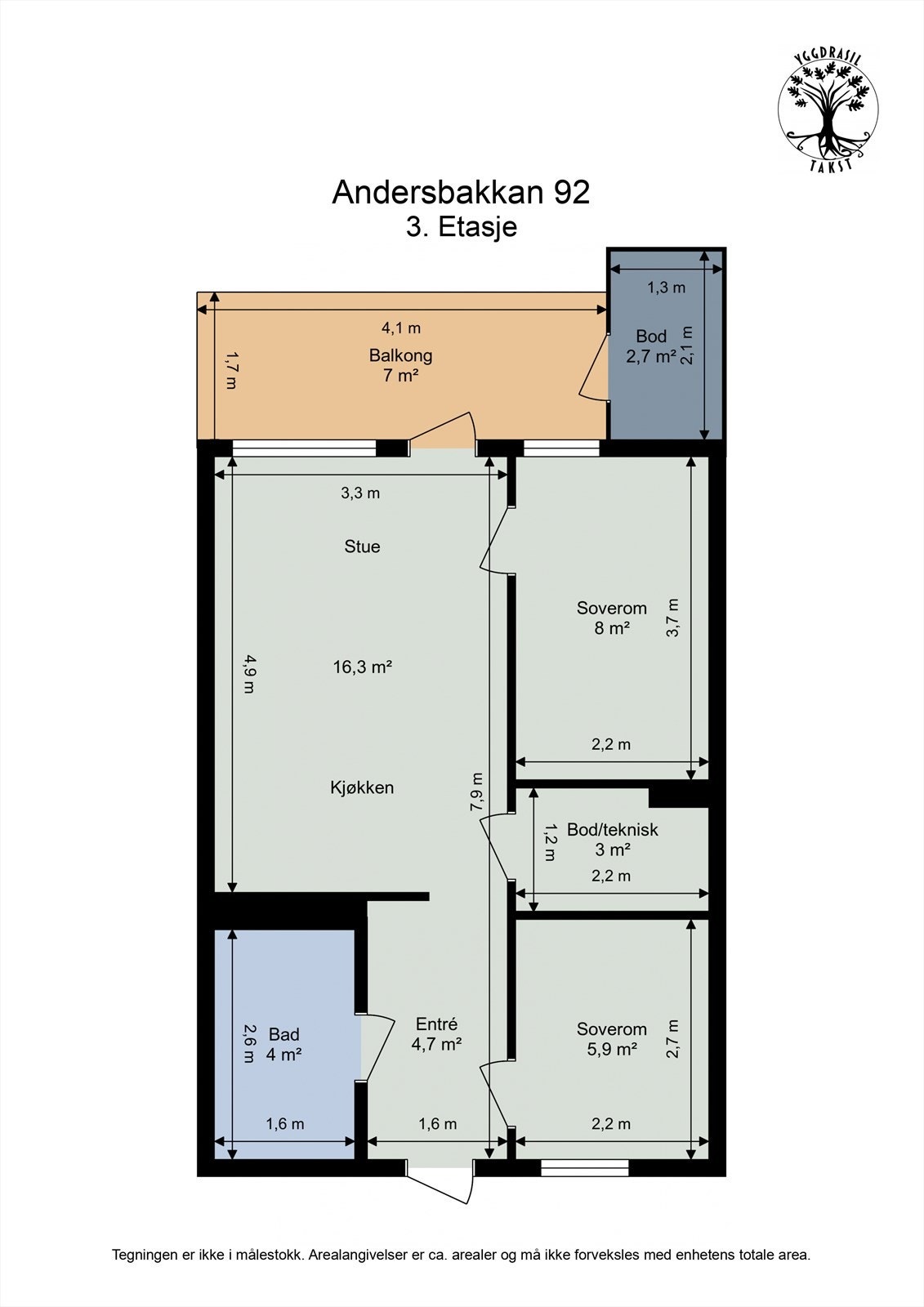 Planløsning. Galleribilde