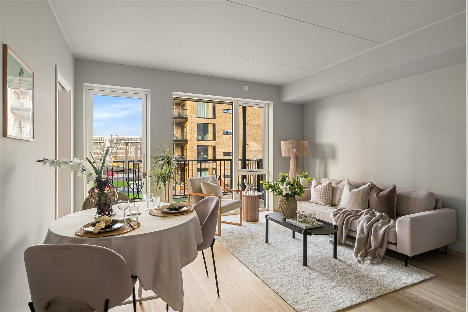 Vannbåren gulvvarme i stue, kjøkken og bad Galleribilde