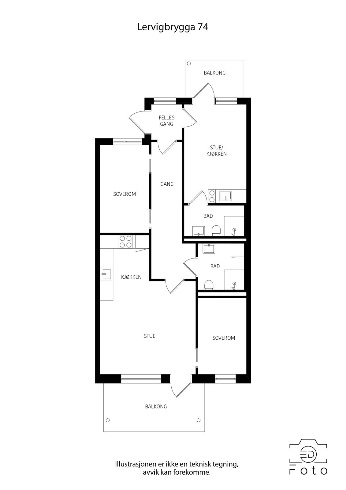 Plantegning Galleribilde