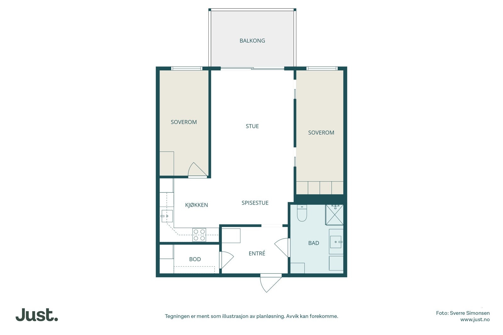 Planskisse Galleribilde