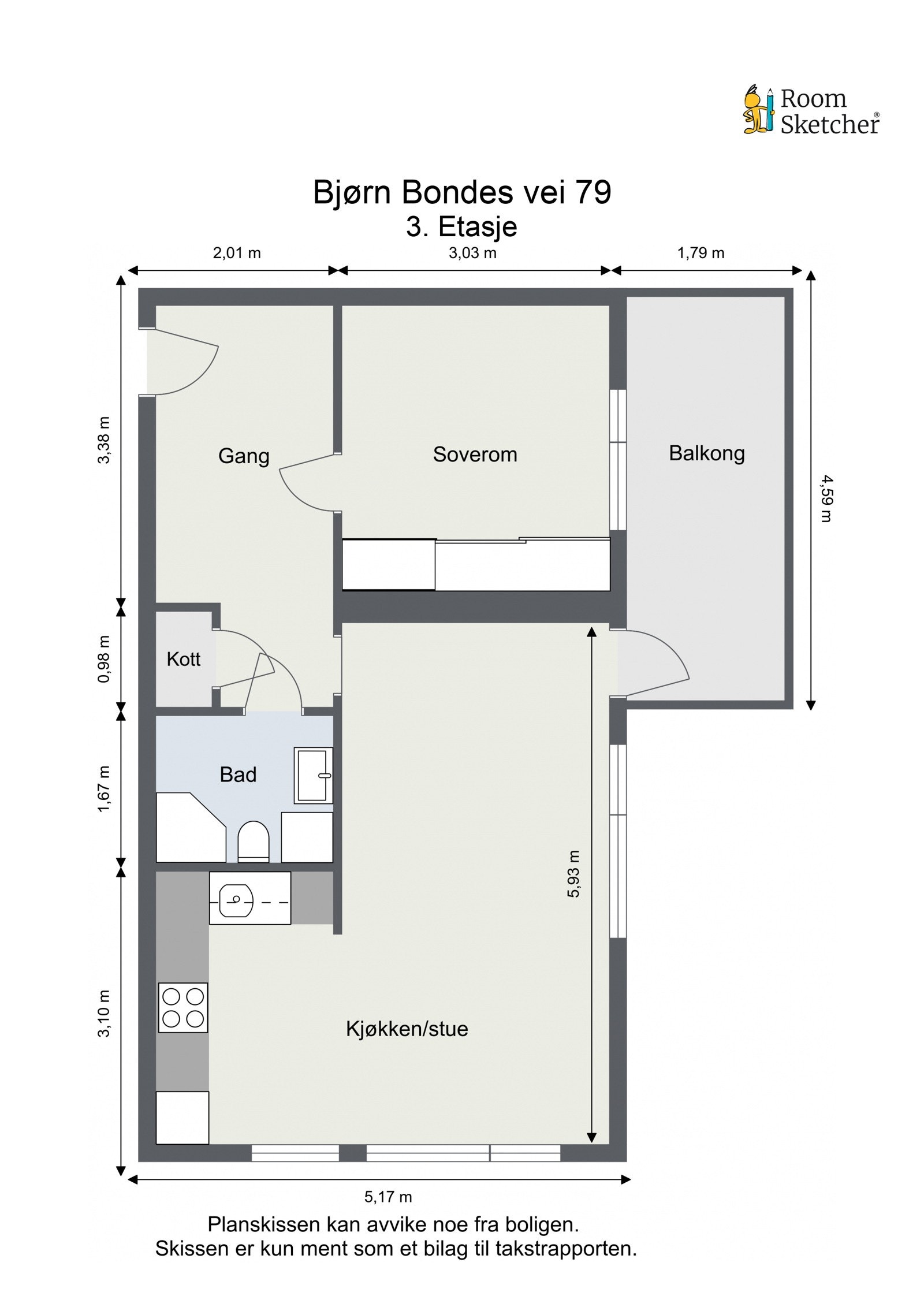 Plantegning Galleribilde