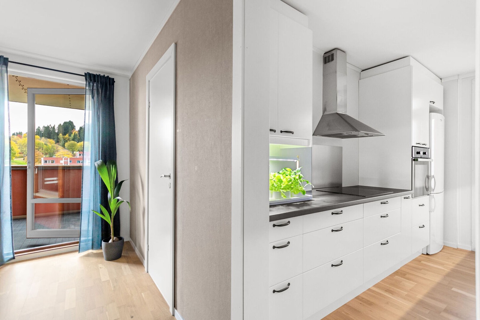 Borettslaget har gjennomført rørfornying i bygget. Galleribilde