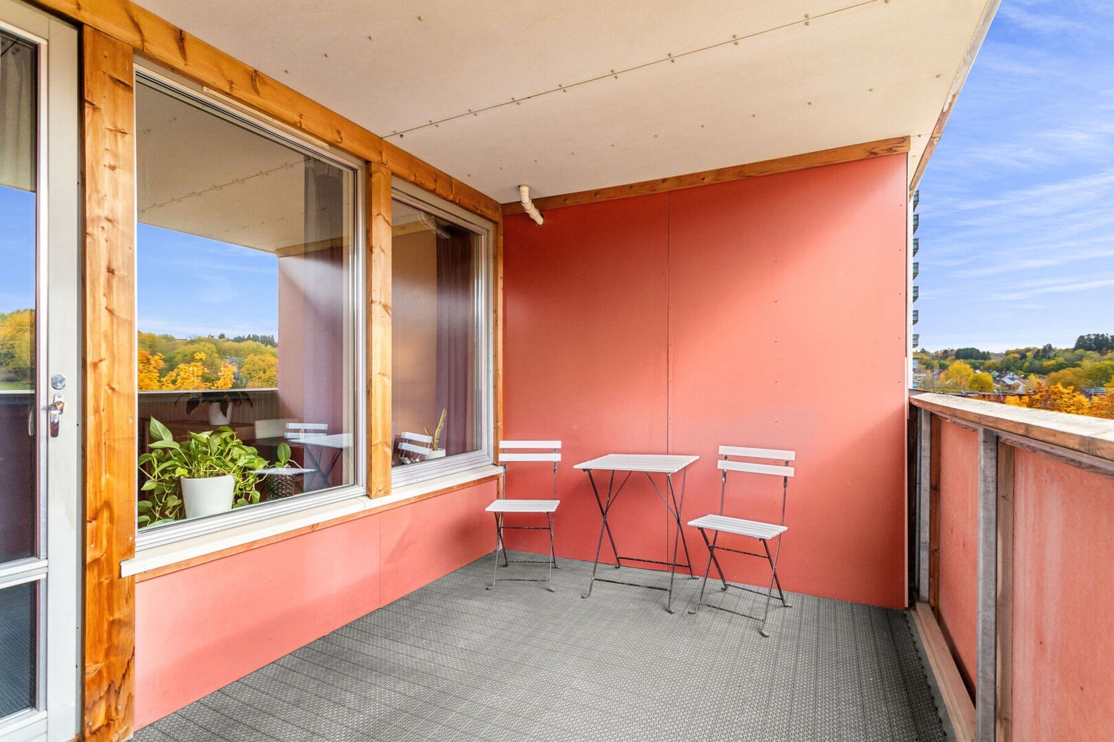 Balkongene er på 8,2 og 3 kvm. Galleribilde