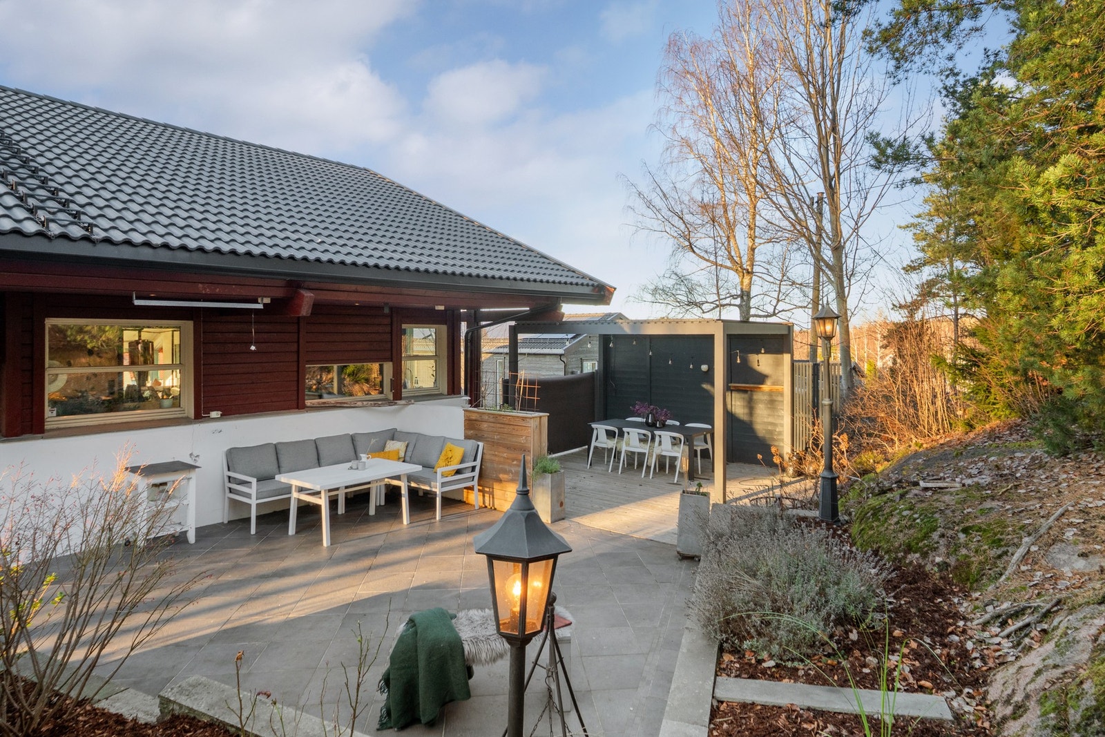 Solforholdene er meget gode, så her nytes virkelig varme og late dager til fulle Galleribilde