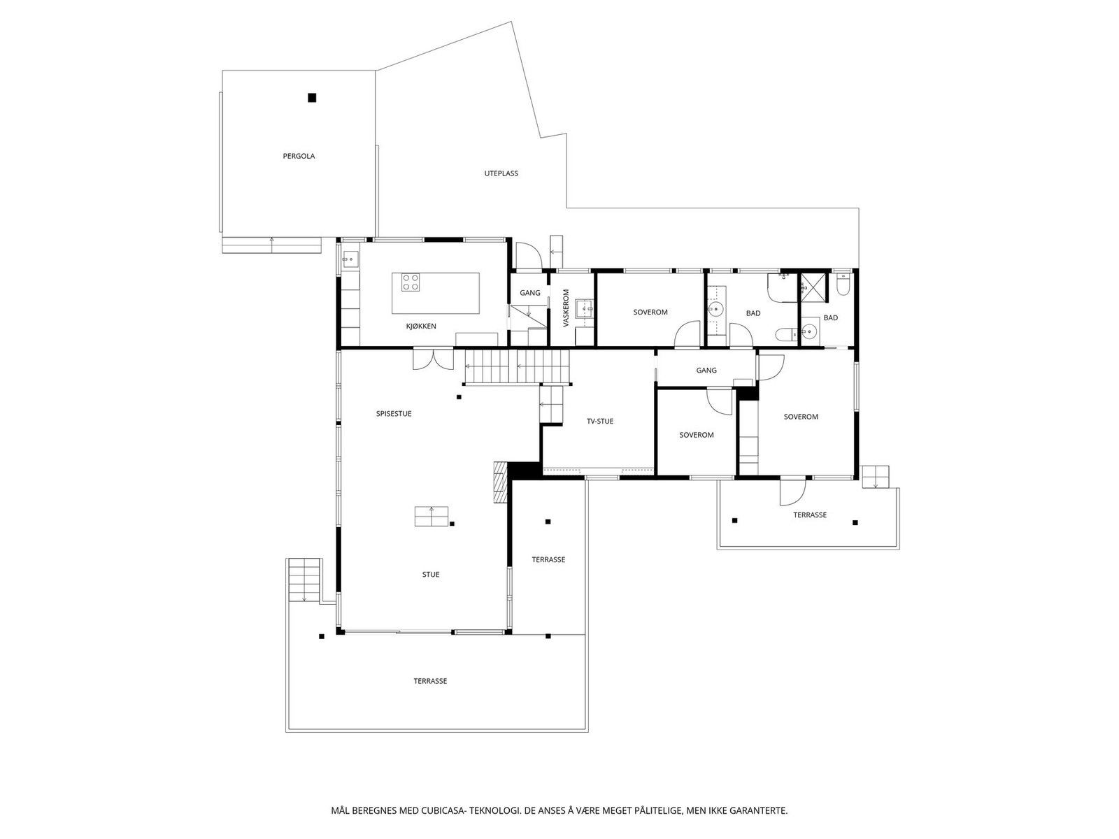 Plantegning 1.etasje Galleribilde