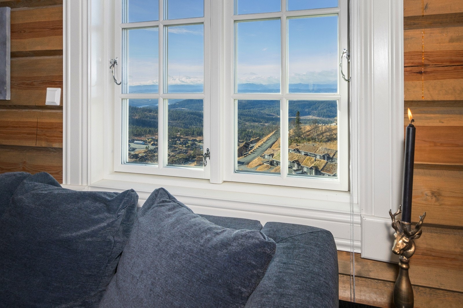 Fantastisk utsikt fra loftsstue i 2 etasje Galleribilde