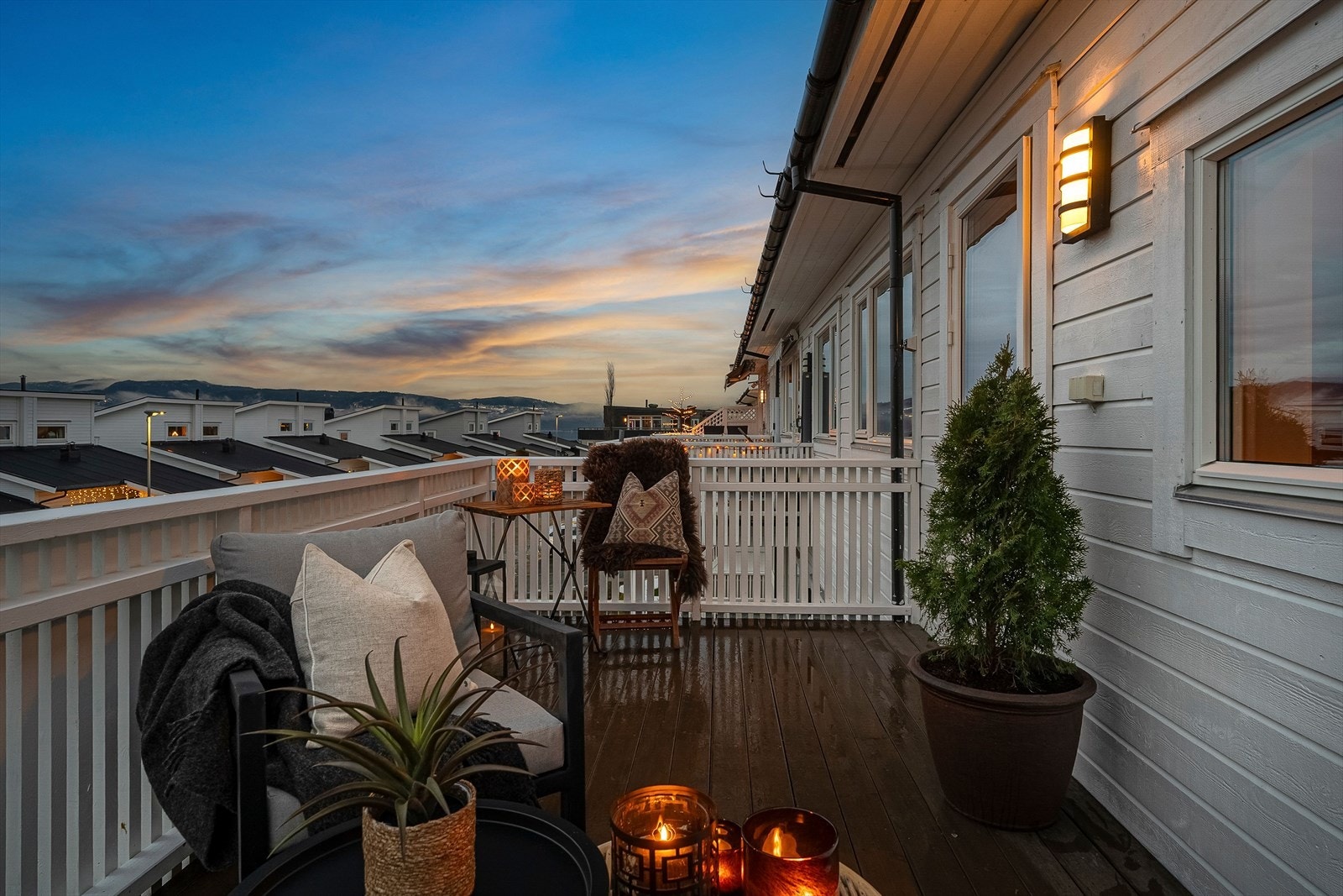 Her har man flotte solforhold. Galleribilde