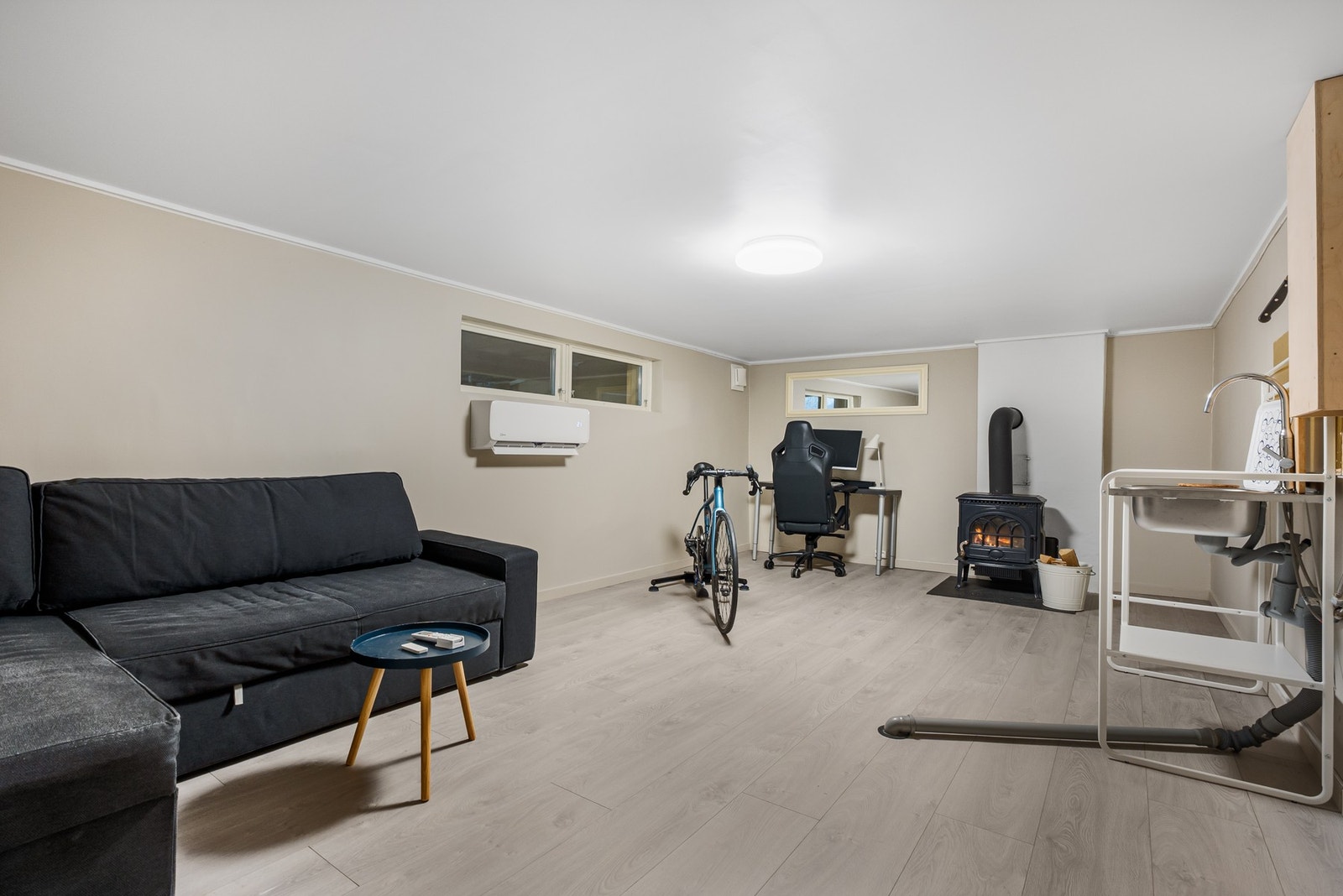 Kjellerstue, godkjent som hobbyrom. Galleribilde