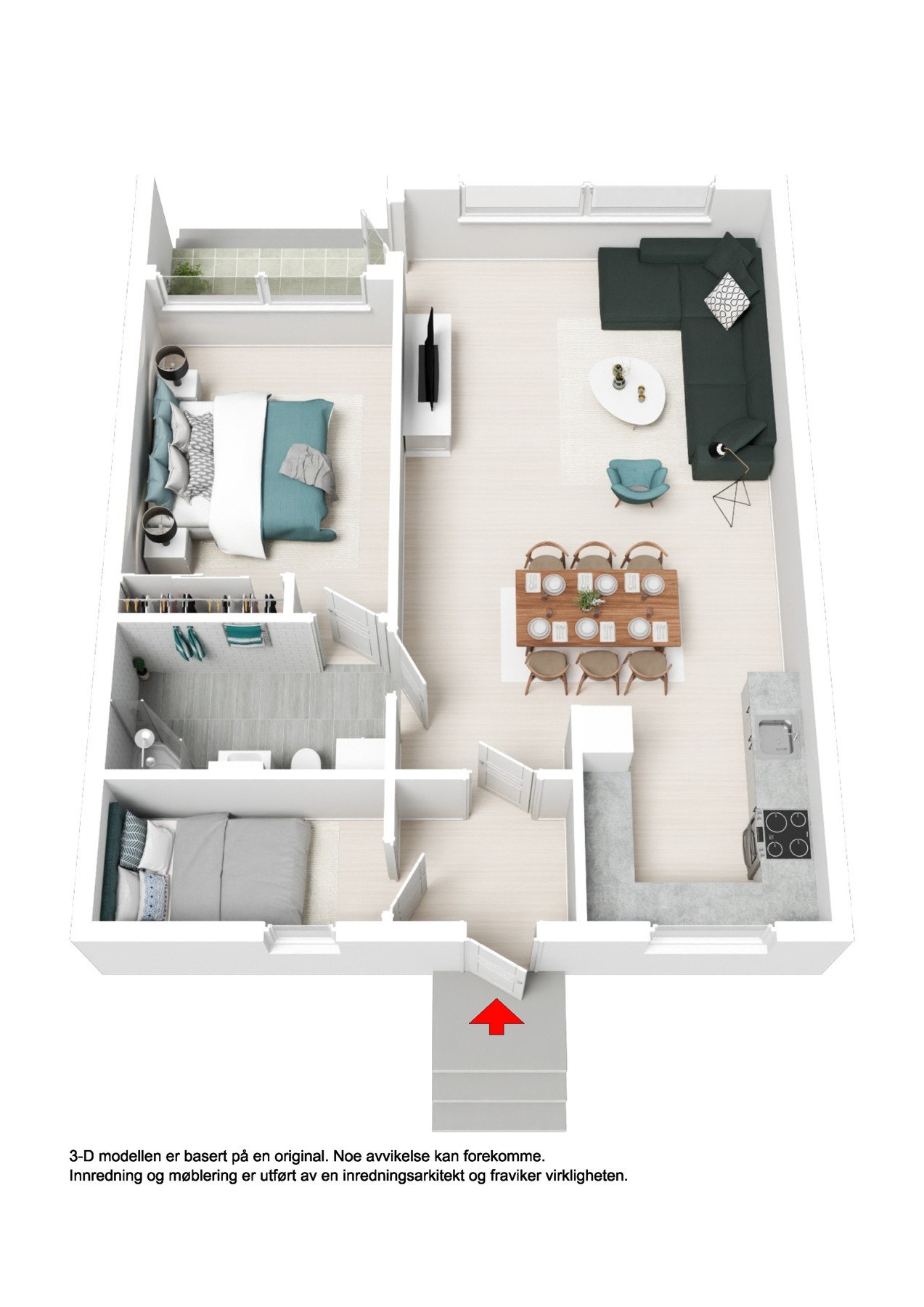 Plantegning Galleribilde