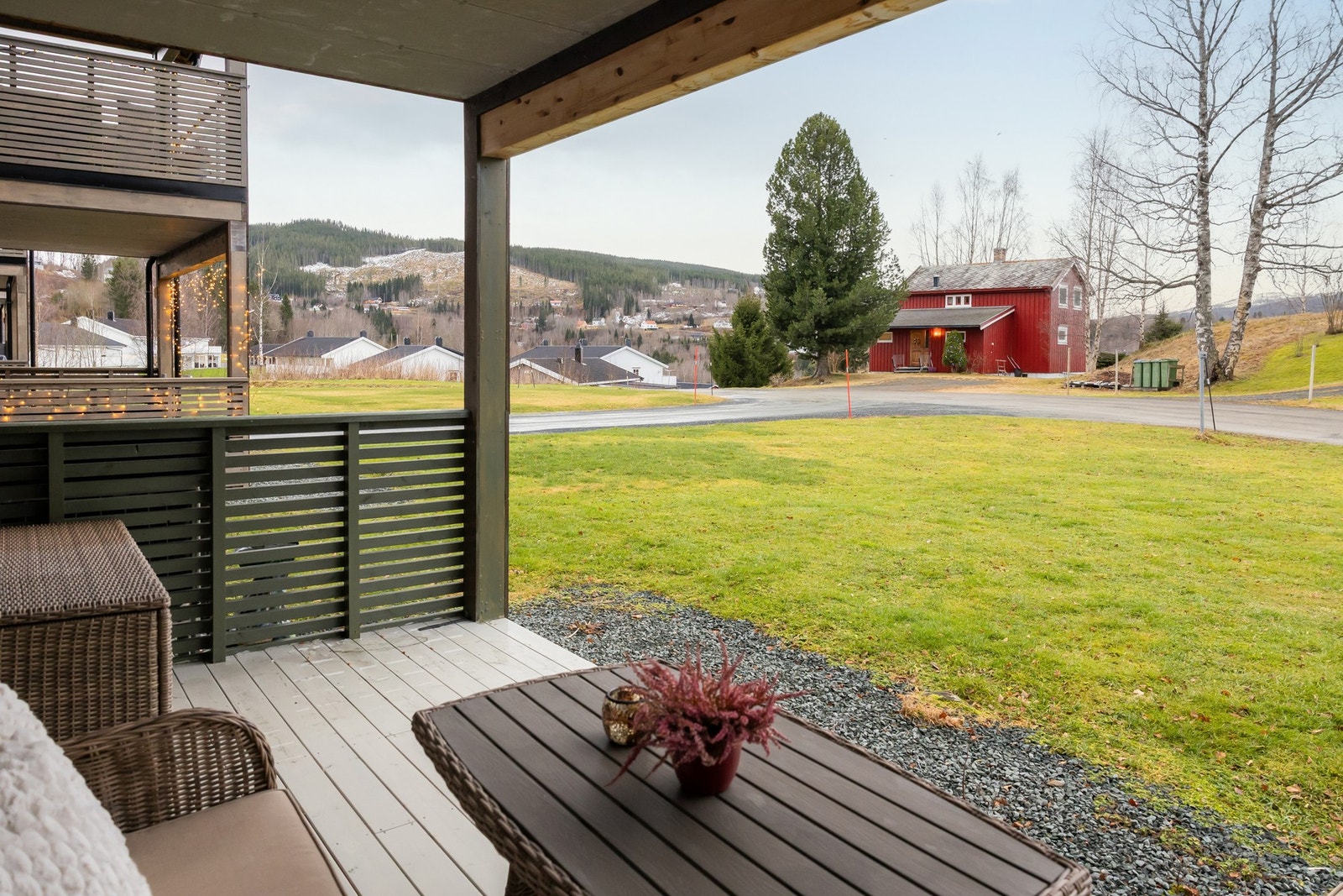 Her nyter man gode solforhold og flott utsikt. Galleribilde