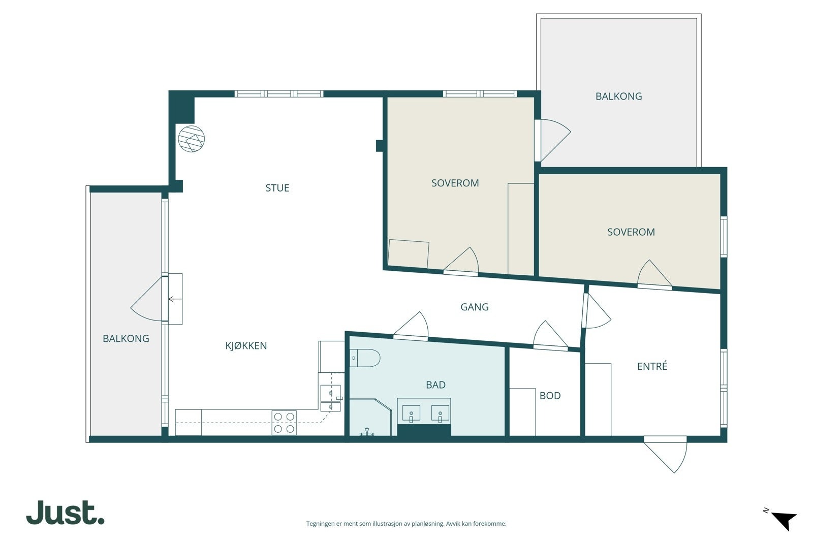 Planskisse. Galleribilde