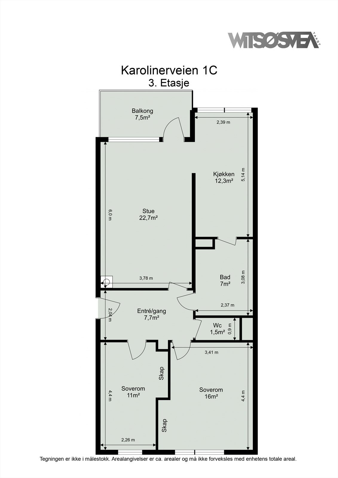 Ta en titt på planskissen og gjør deg kjent med romfordelingen! Skulle ikke oppsatt visningstidspunkt passe - ta kontakt med megler på 405 54 525, så finner vi en løsning. Galleribilde