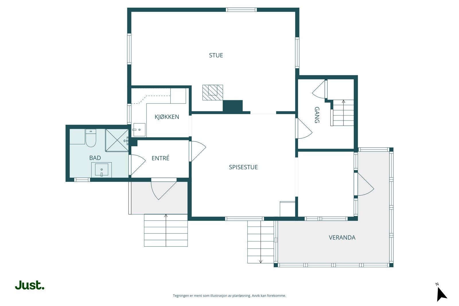 Hovedetasje. Galleribilde