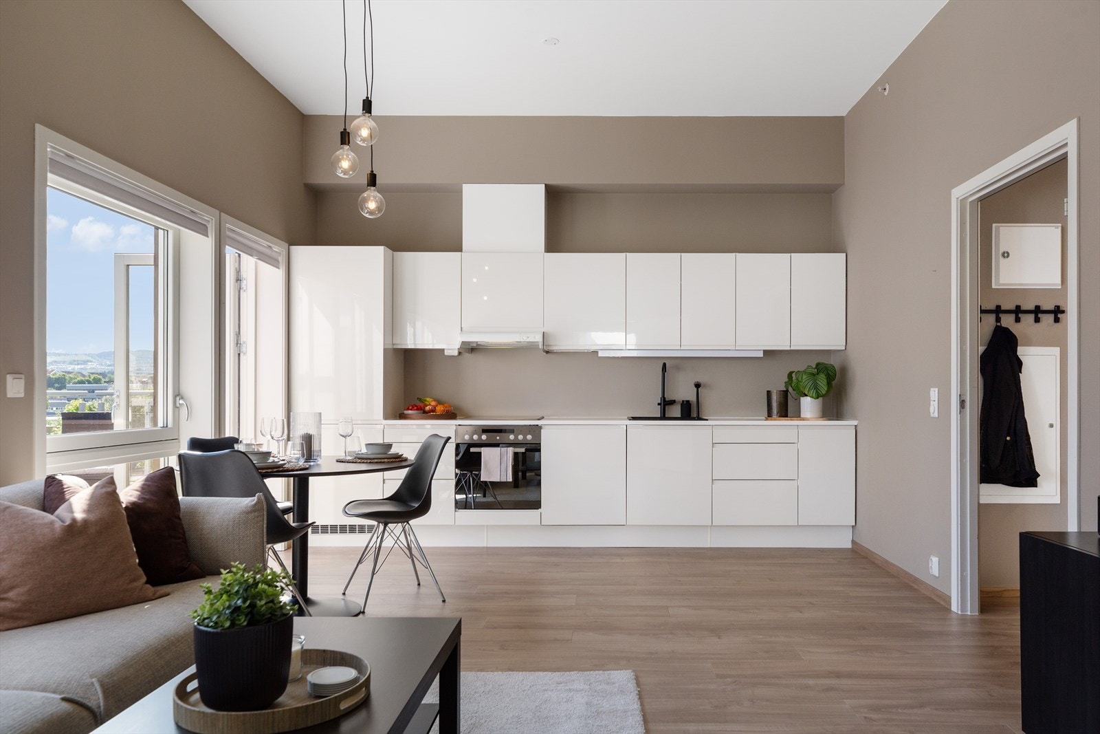 Leiligheten er oppført i 2013 og har en attraktiv beliggenhet i Fossegrenda. Galleribilde