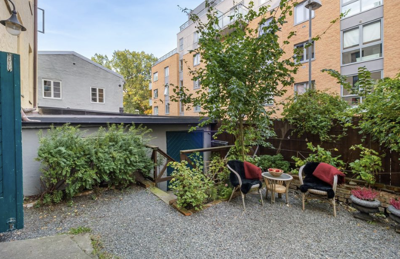 Bakgård Galleribilde