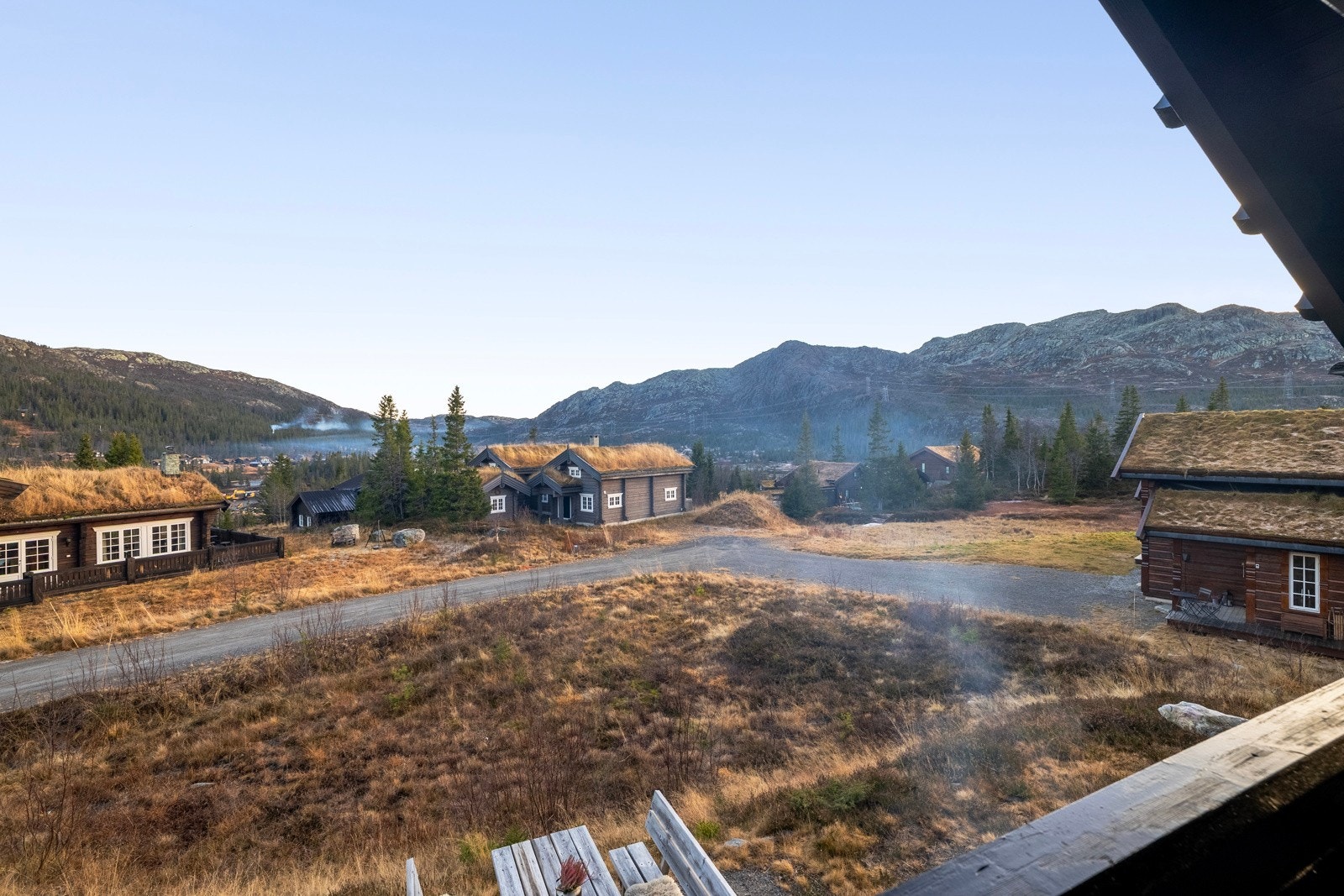 Utsikt fra balkong i 2. etasje Galleribilde