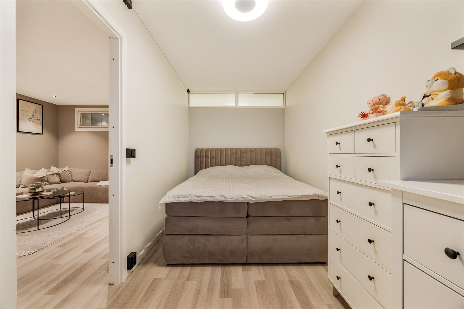 Lunt og godt soverom Galleribilde