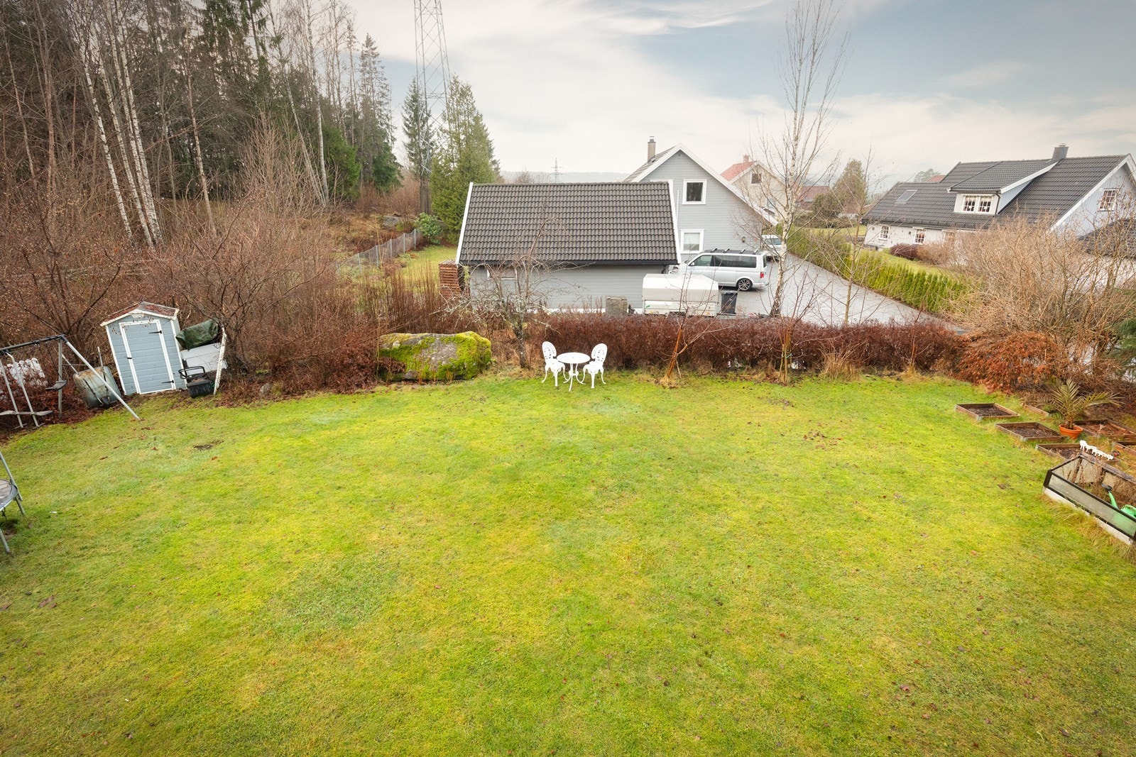 Hagen gir rikelig med plass for lek og aktivitet for hele familien. Galleribilde