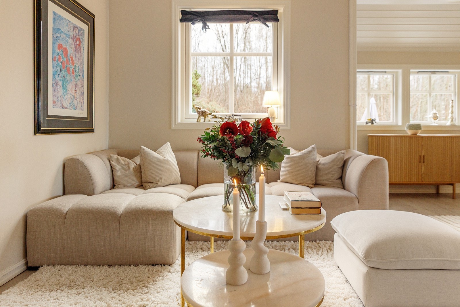 Detaljer som skaper en lun og innbydende stemning. Galleribilde