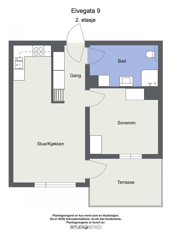 Plantegning Galleribilde