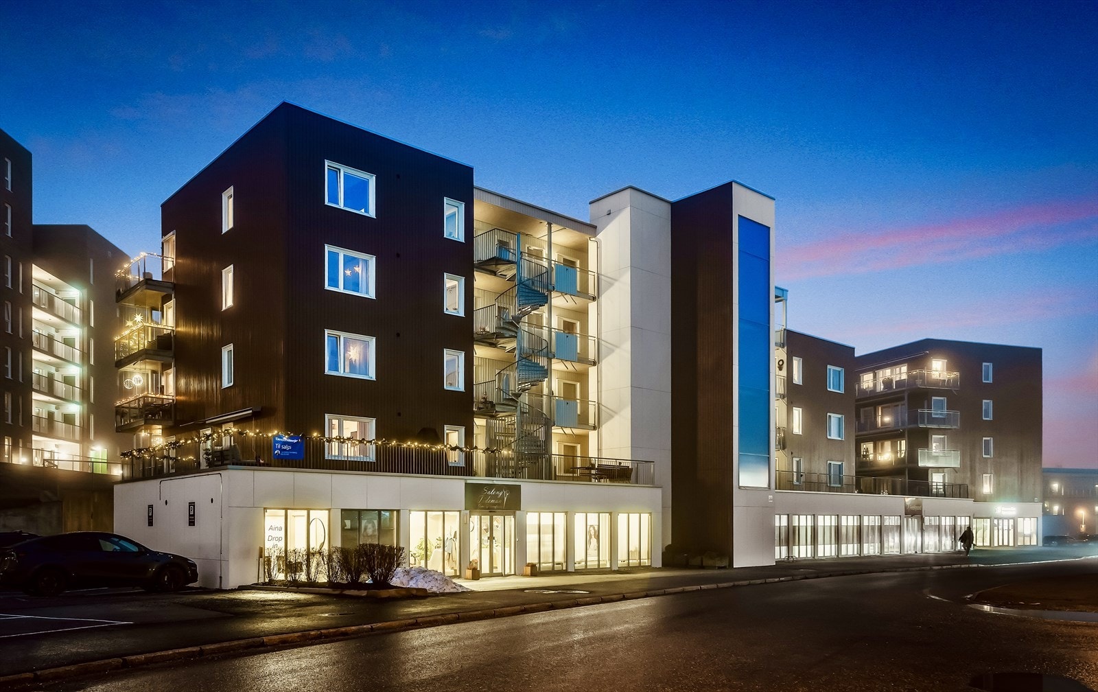 Bygget ligger sentralt plassert i området. Galleribilde