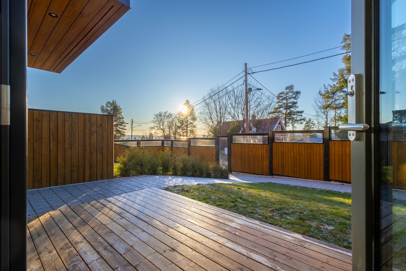 Privat uteplass med eksklusiv bruksrett til boligen. Galleribilde