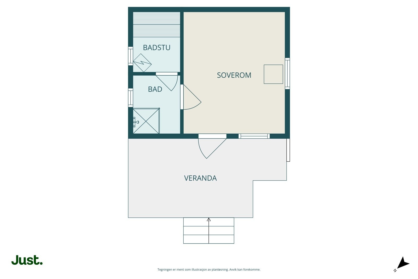 Planskisse anneks. Galleribilde