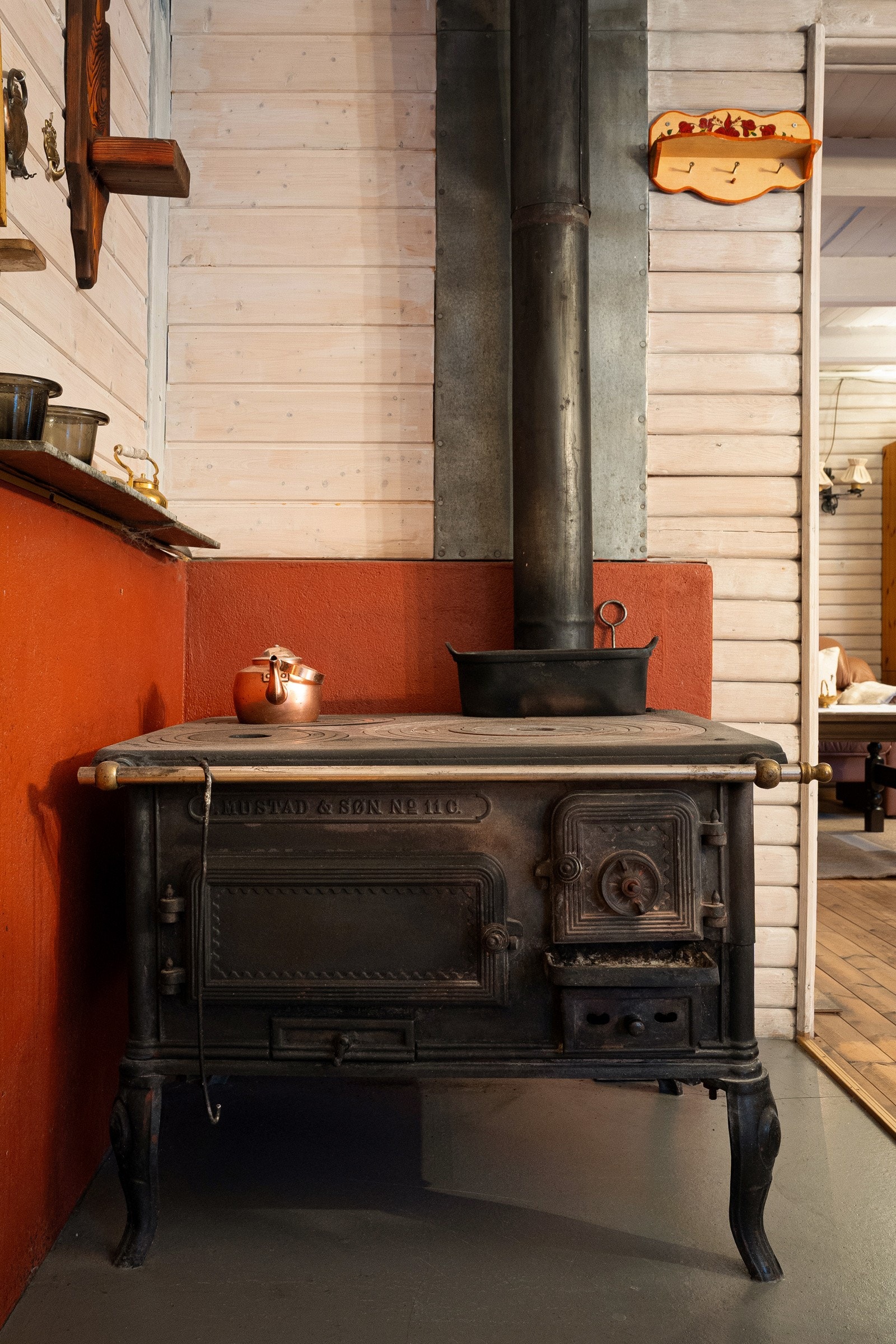 Sjarmerende kjøkkenovn. Galleribilde